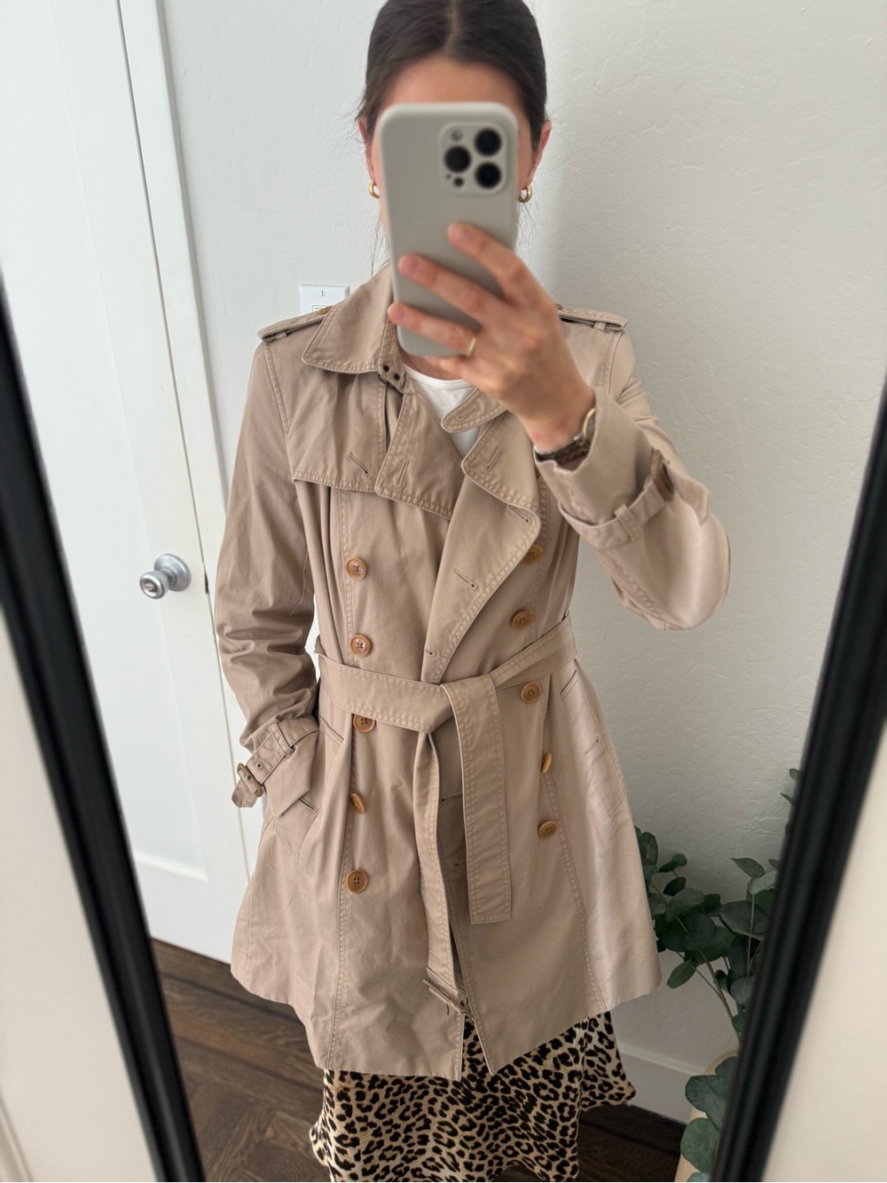 Banana republic trench coat
